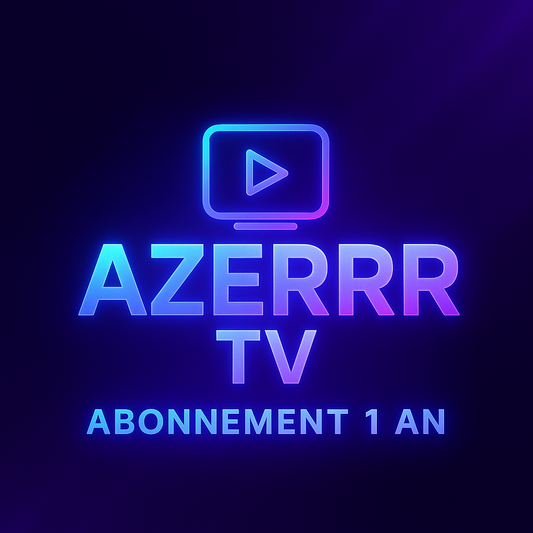 Abonnement Azerrr TV – Télé nouvelle génération (1 an)